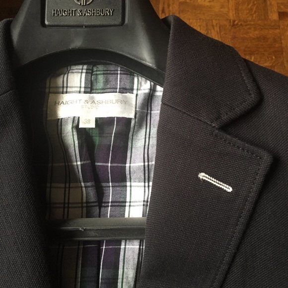 NWT Haight & Ashbury Mens Black Sport Jacket / Blazer - Picture 2 of 4